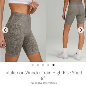 Lululemon Wunder train shorts size 4
